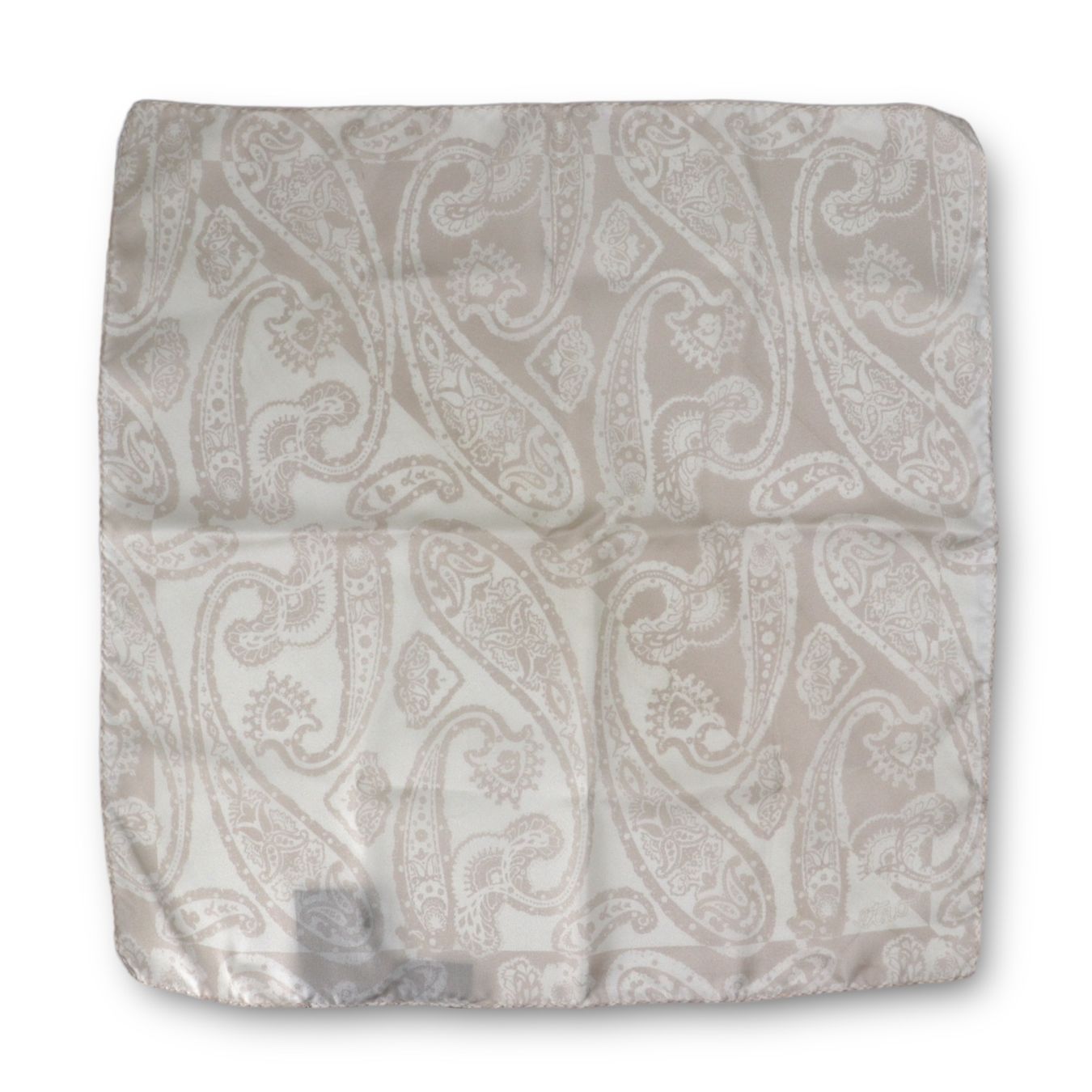 Etro Foulard & Sciarpe: Etro Einstecktuch Paisley beige – Usato da Binningen venduto da Designerlabels