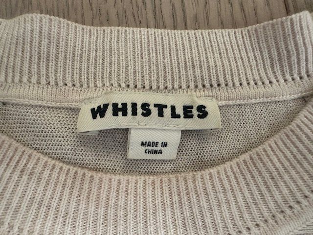Pulls & Sweat-shirts: Pulli von Whistles mit eingesetzter Spitze,  Butterfly cut – Neuf (Voir description) à Genève par and_nv8c 3