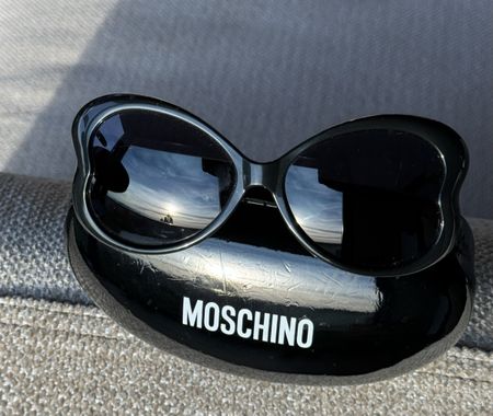 MOSCHINO Black Heart Sunglasses