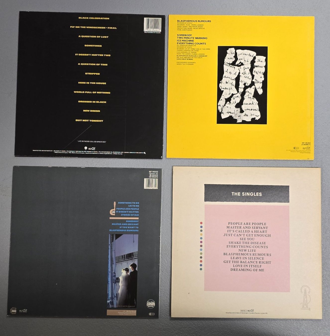 Dischi in vinile: 4 LPs Depeche Mode 80er Jahre – Usato da Biberist venduto da Sienna09 1