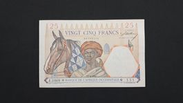 Französisch West Afrika 25 Francs 1942 Unc