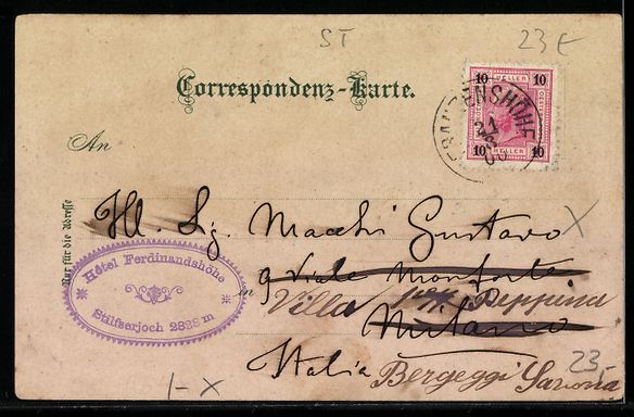 Cartes postales: F.A.C.M. Reisch: Hotel Ferdinandshöhe a – D'occasion à Berlin par bartko-reher 1