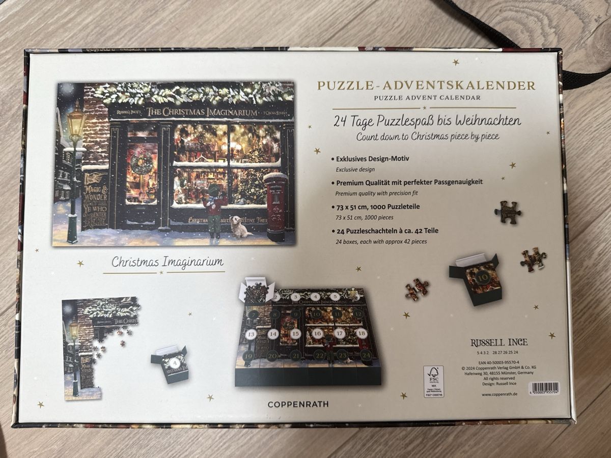 Puzzle: Coppenrath 1000 Puzzle Adventskalender – Nuovo (secondo la descrizione) da Sarmenstorf venduto da Nathaliie_21 3