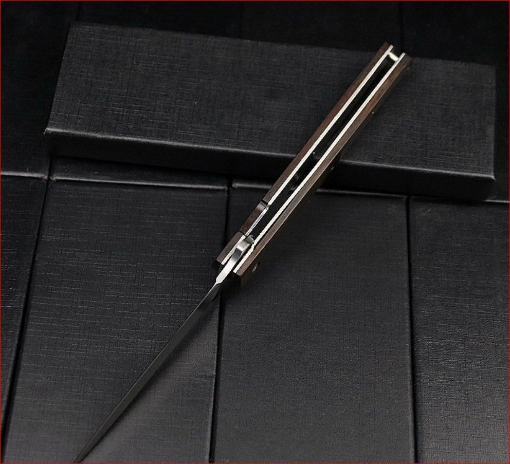 Coltelli tascabile: Taschenmesser mit Lederetui Tanto Klinge – Nuovo e nell'imballaggio originale da Burgdorf venduto da XJ6 3