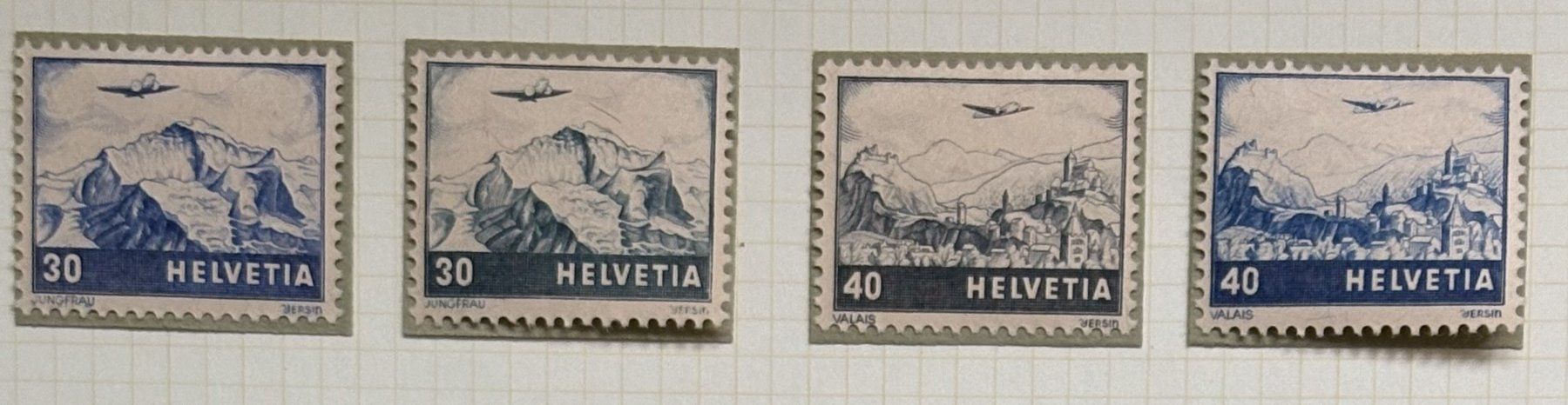 Tutti i francobolli: FLUGPOST BRIEFMARKEN – Usato da Ostermundigen venduto da Heavenmaus75 1