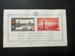 CH  1942 Bundesfeier Block  **  (5874)