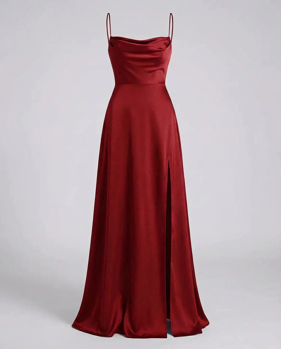 Kleider: Elegantes Abendkleid mit Beinschlitz, Grösse S – Neu (gemäss Beschreibung) aus Schleitheim von crestasee 3