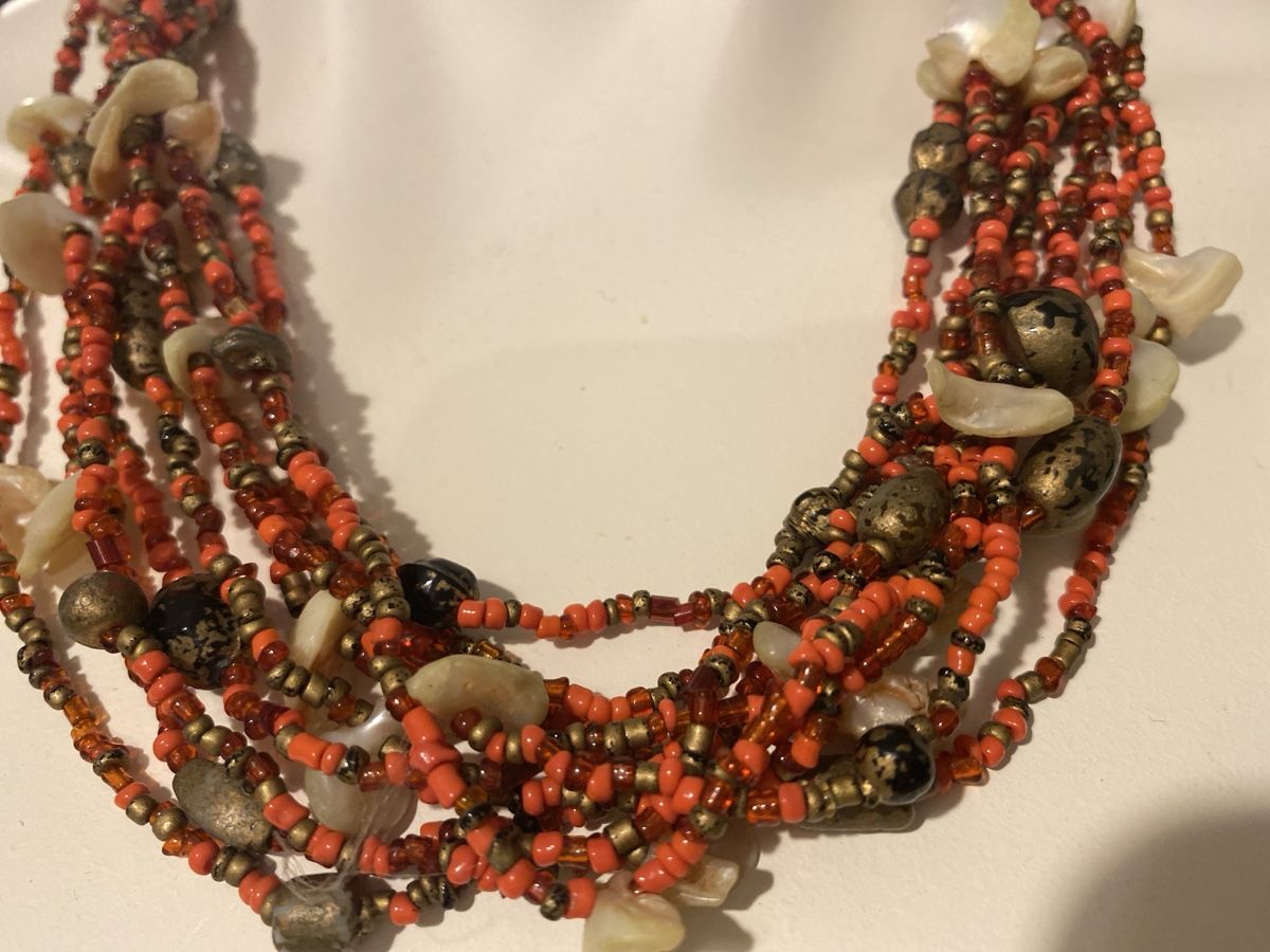Catenine: Halskette, Glasperlen, Muscheln – Usato da Adliswil venduto da luzia31 1