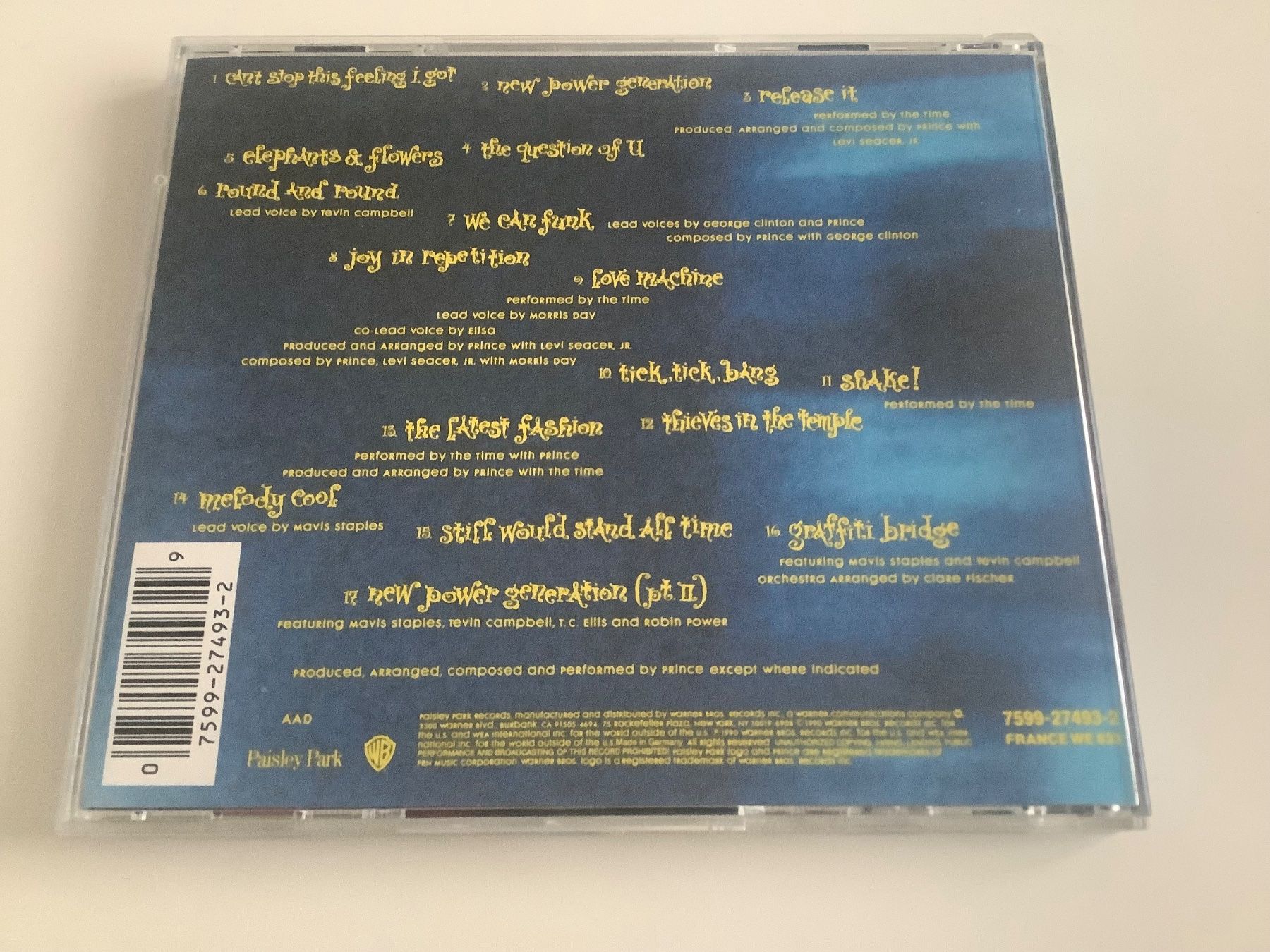 CD: Prince / Graffiti Bridge / 1990 – Usato da Dübendorf venduto da Shreck 1