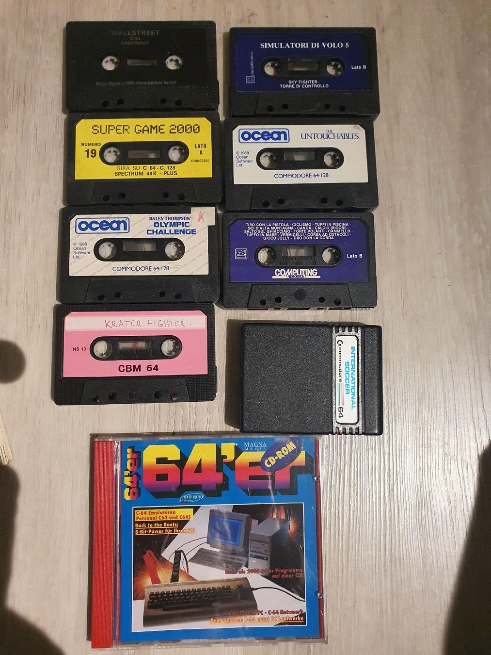 Commodore PC: Commodore 64 Games Kassetten & CD - Retro Games Sammlung – Usato da Muri AG venduto da Jeromia