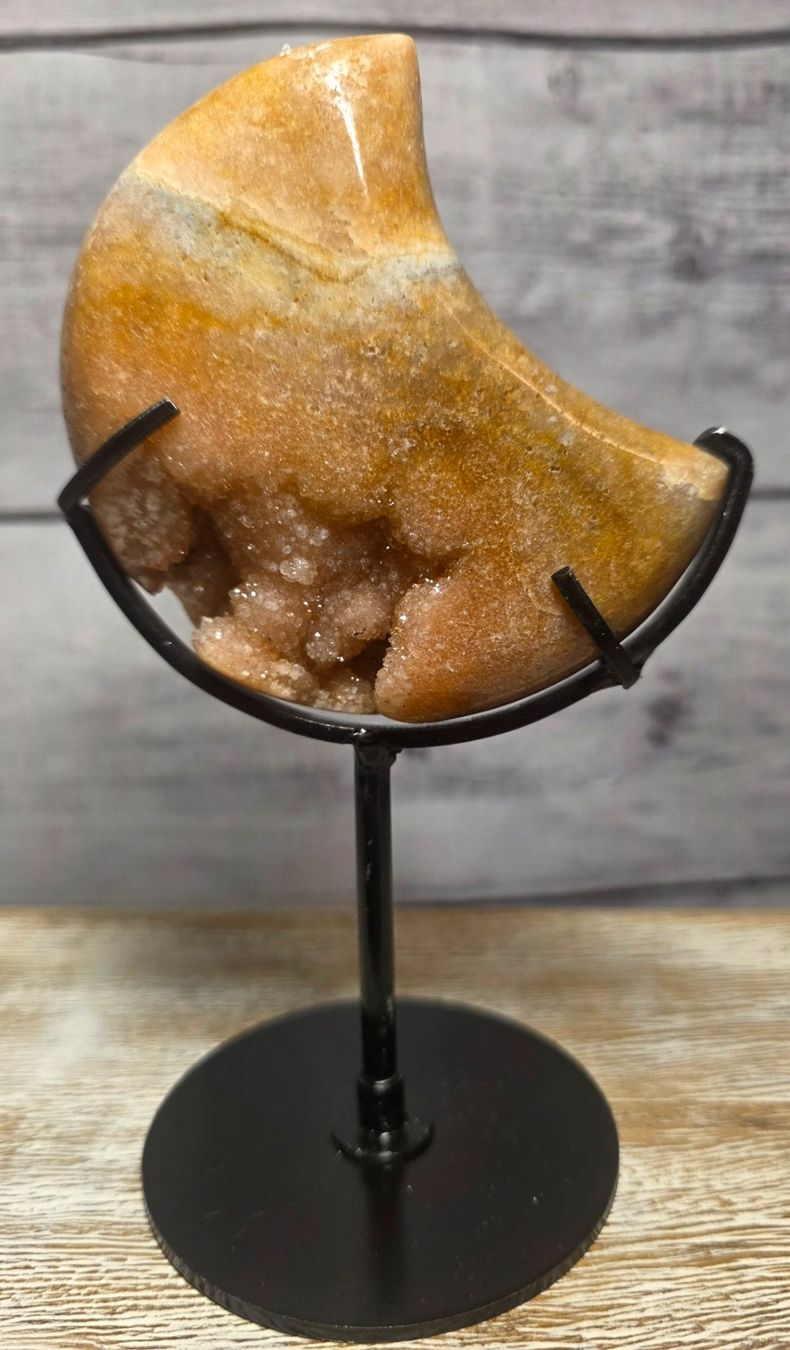 Minerali & Pietre curative: Gelber Amethyst Mond 359g – Nuovo e nell'imballaggio originale da Matzingen venduto da Shay_Crystalz