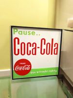 Vintage Coca-Cola Leuchtreklame – Rarität im Retro-Stil!