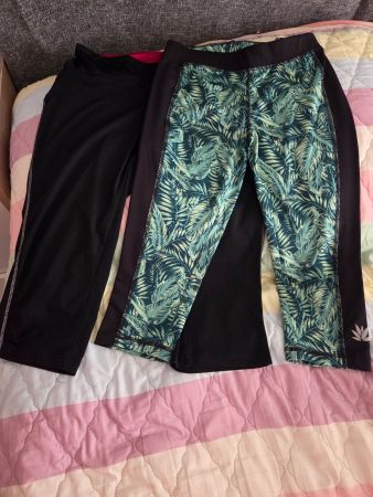 9er-Paket Damen Sport-Leggings / Funktionscapris