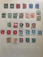Alte Briefmarken Sammlung Dänemark, Raritäten ab 1926