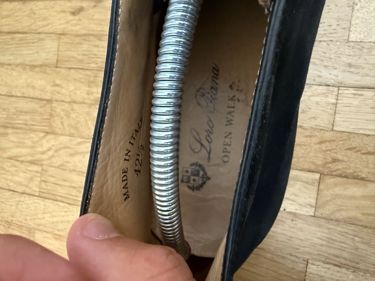 Chaussures hommes: Loro Piana Open Walk Black – D'occasion à Genève par SG_73 2