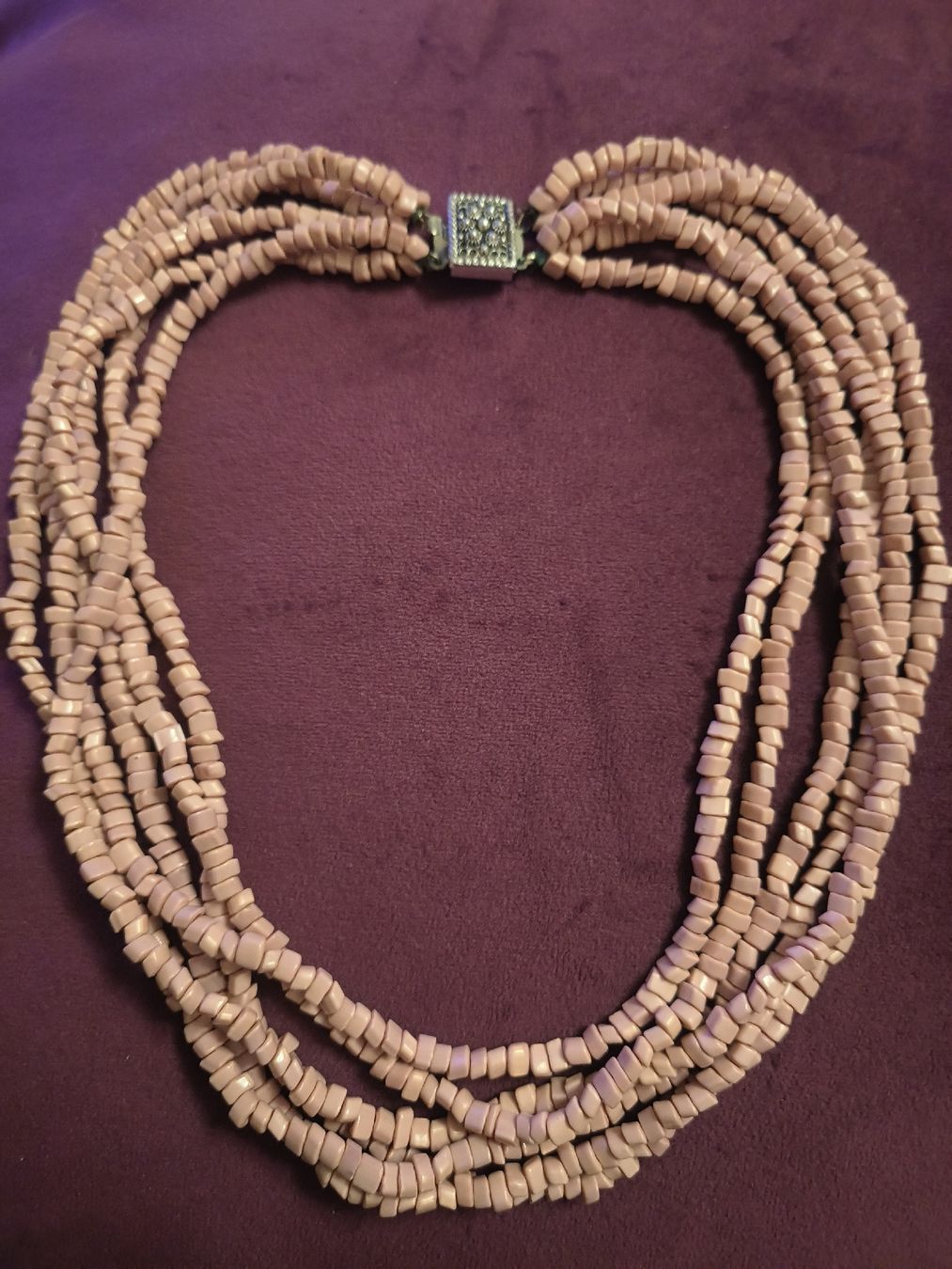 Catenine: bijoux  collier multi rang vintage en  pierre – Usato da Pampigny venduto da Nathbn