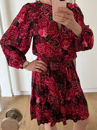 Blumenkleid, Grösse 34-36/XS-S, sehr guter Zustand