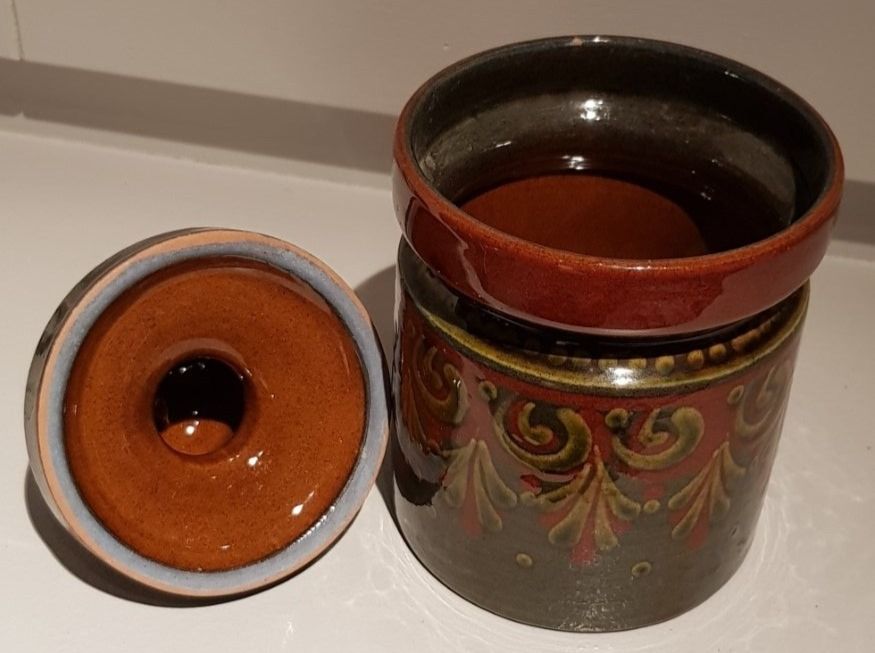 Sucriers: Keramikdose mit Deckel Handmade – D'occasion à Buus par Borki07 1