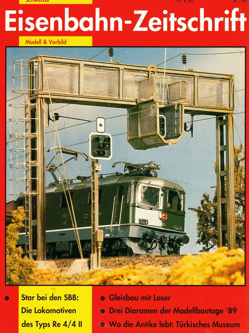 Revues & Magazines: Eisenbahn-Zeitschrift Nr. 6/90 – D'occasion à Basel par Dogana