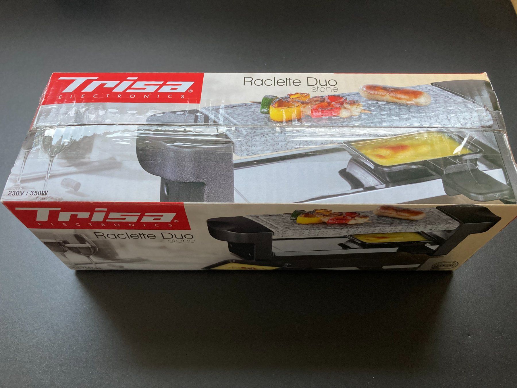 Trisa Küchengeräte: Trisa Raclette-Ofen Duo Stone electronics – Neu und originalverpackt aus Neuenegg von Betscha111