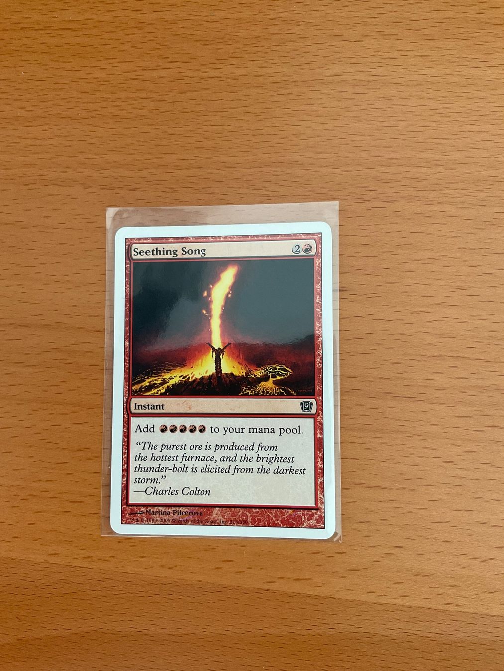 Magic The Gathering Sammelbilder & Trading cards: MtG Magic the Gathering - Seething Song - Ninth Edition – Gebraucht aus Oberarth von jan_w5b6