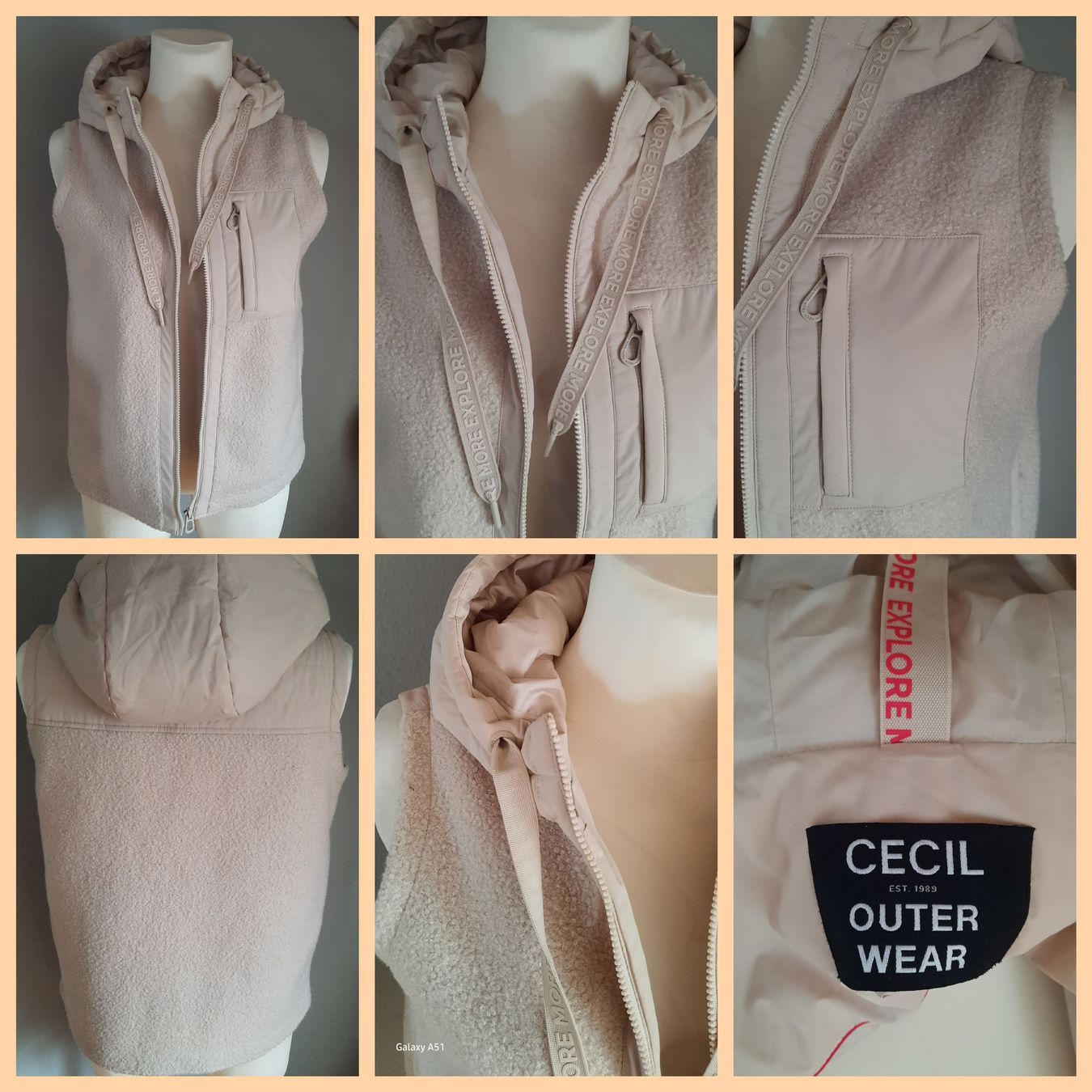 Cecil Gilet & Giacche senza maniche: ***CECIL*** Weste/Gilet beige Gr M/L – Usato da Wädenswil venduto da H2H_Secondhandshop