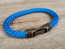 Blaues Stoff Armband von Juweliergeschäft ***NEU&OVP***