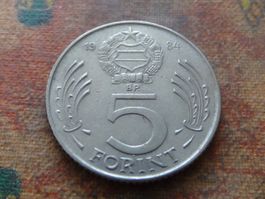 HONGRIE  5  Forint  1984
