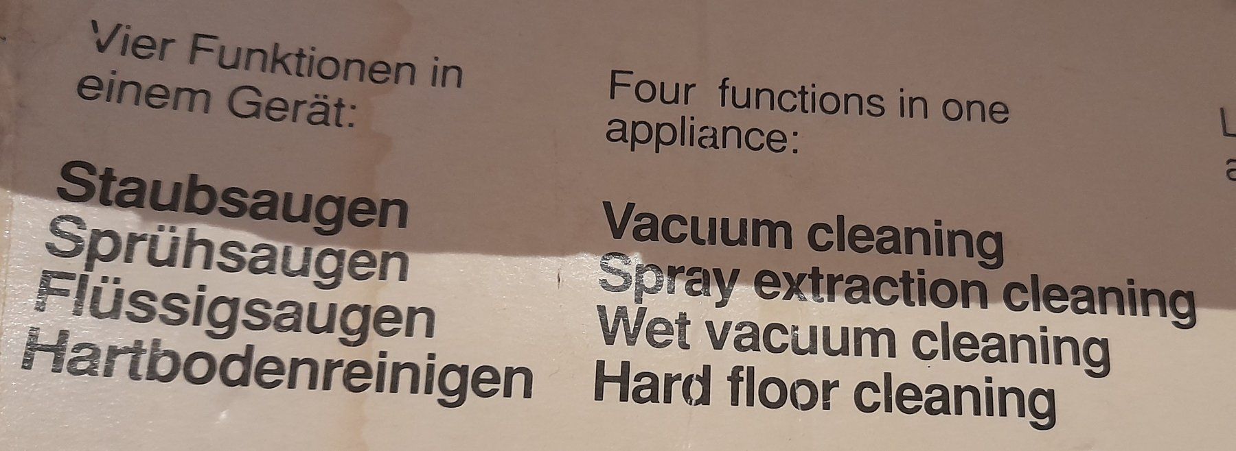 Cleanfix Aspirapolveri & Accessori: Home Cleaner Cleanfix – Usato da Herisau venduto da komodo0 5