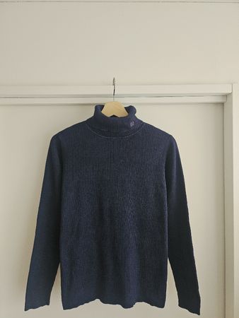 Ralph Lauren Navy Turtleneck in L