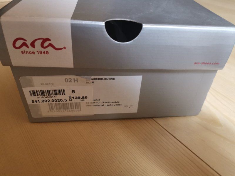 Ara Damenschuhe: Ara Schuh Hausschuh echt Leder neu Gr 5 – Neu und originalverpackt aus Fankhaus (Trub) von sun_7677 2