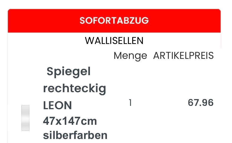 Conforama Spiegel: Spiegel – Gebraucht aus Uetikon am See von car_j7v5 1