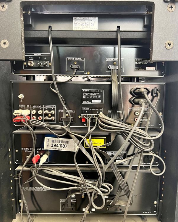 Top Vintage Hi-Fi Stereoanlage mit Hi-Fi Rack Sony (Gebraucht) in ...