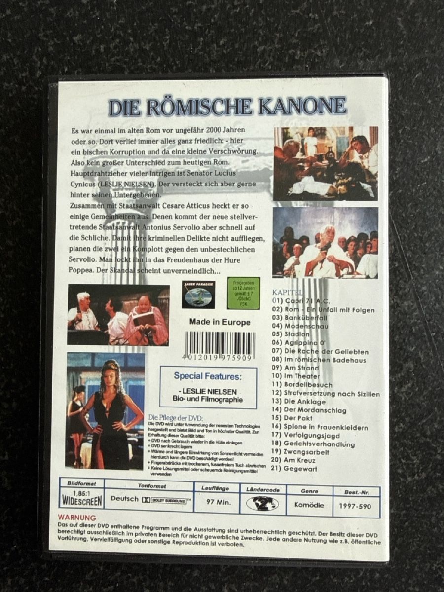 Alle DVDs: Die römische Kanone – Gebraucht aus Münsingen von Sim2977 1