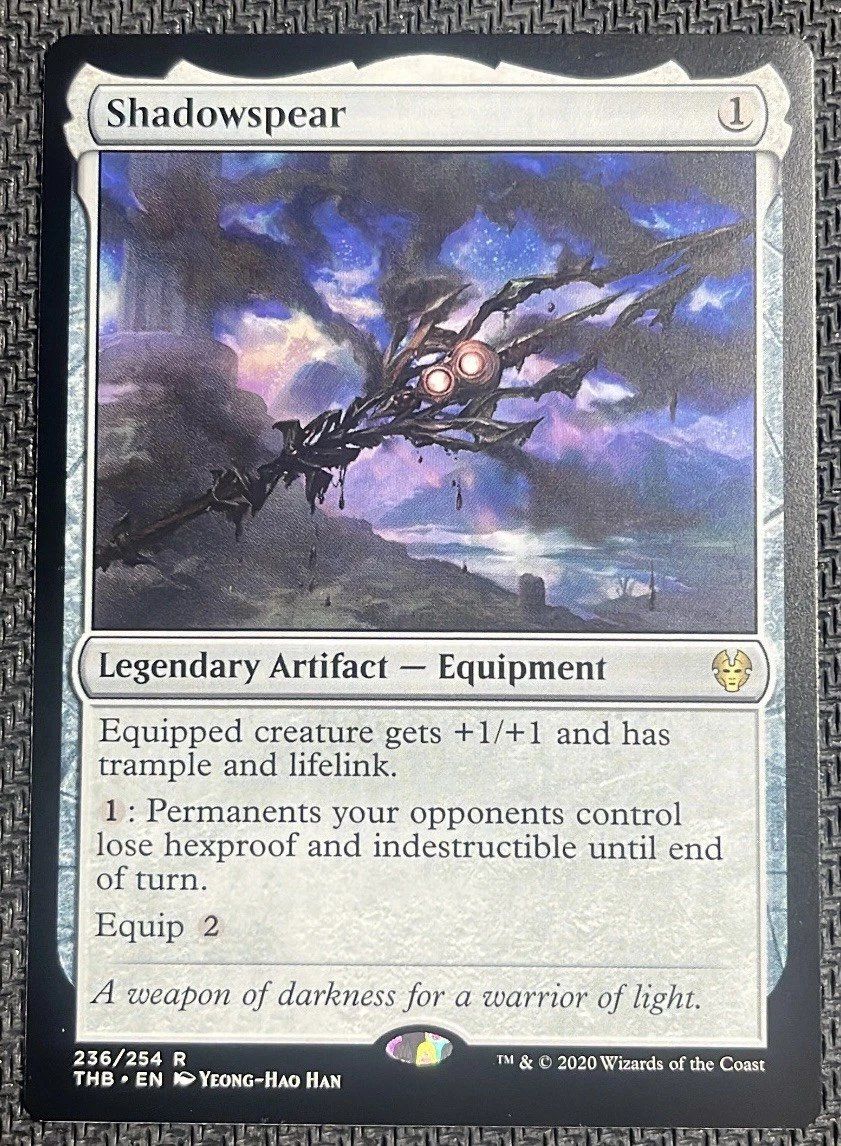 Magic The Gathering Carte collezionabili: Shadowspear  - MtG - EN – Usato da Bolligen venduto da Gurkenfeld