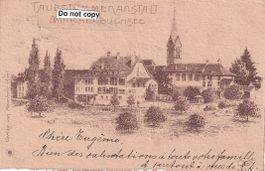 Münchenbuchsee  BE   -  Taubstummenanstalt     um  1 9 0 3
