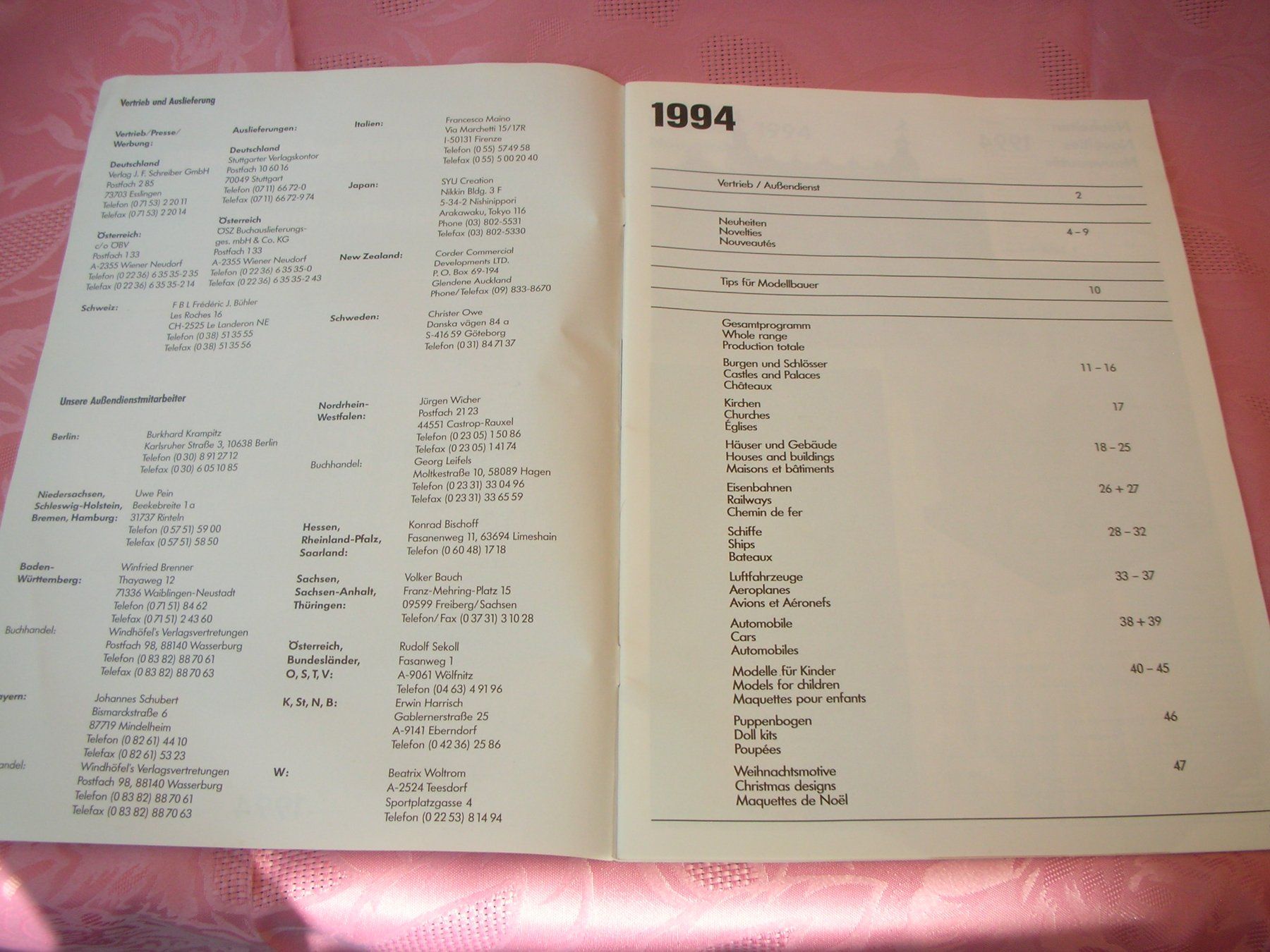 Libri: Katalog betr. Kartonmodellbau – Usato da Rheinfelden venduto da Javea4 1