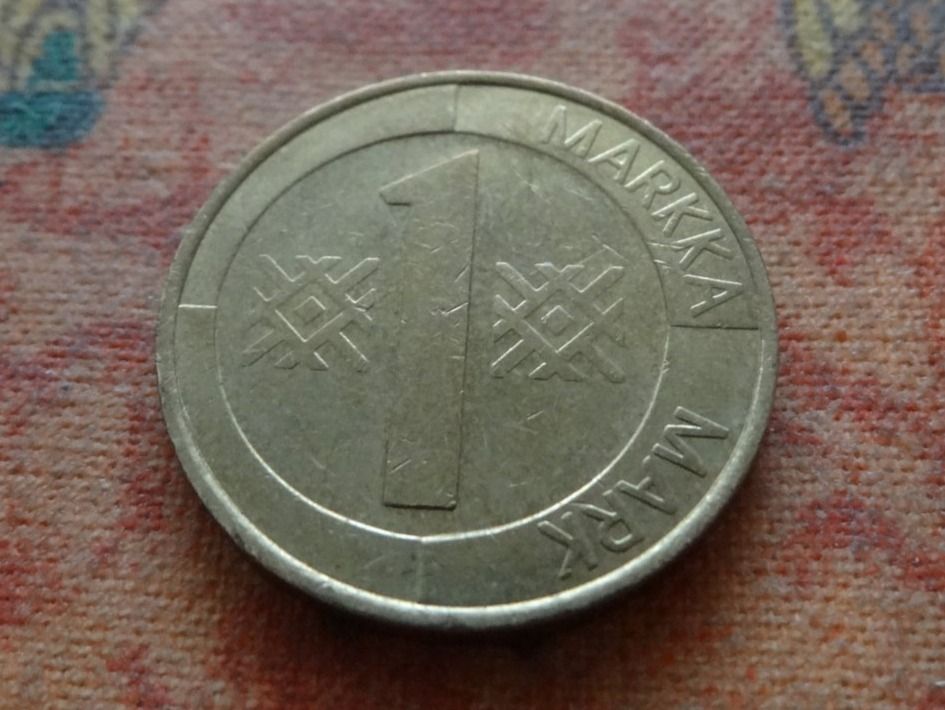 Alle Münzen: FINLANDE  1  Markka  1995 – Gebraucht aus Romanel-sur-Lausanne von Swift13 1