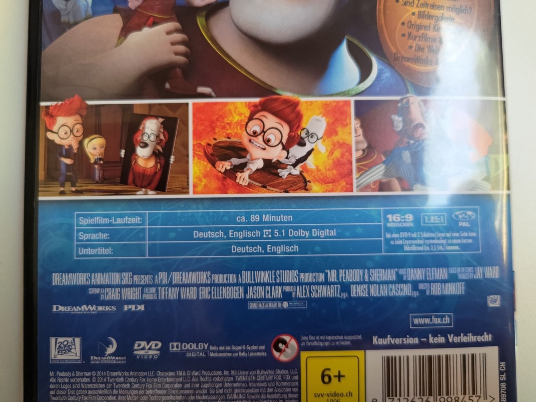 Tutti i DVDs: Mr. Peabody & Sherman – Usato da Liestal venduto da Kratzilla 3