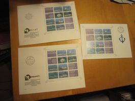 CH 1978 FDC Lemanex Block verschiedene Stempel