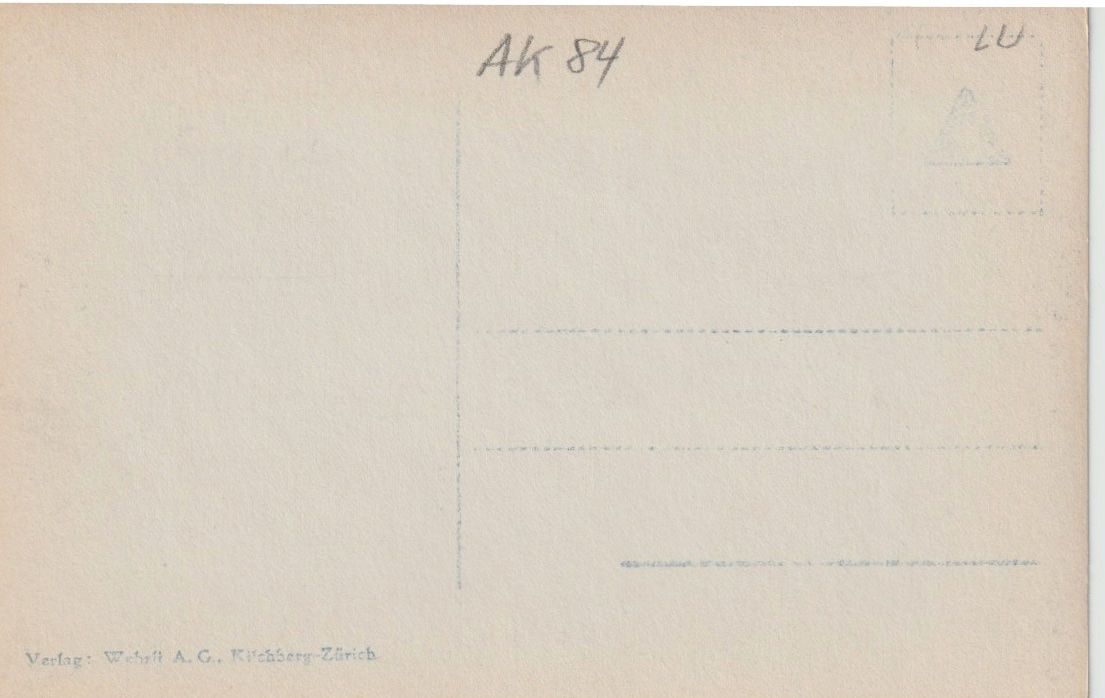Cartoline postali: AB 84 Weggis und der Pilatus, ca. 1920 – Usato da Freienbach venduto da Bhaltis 1