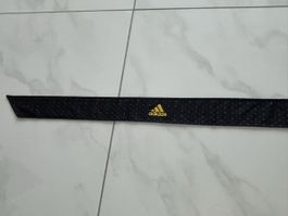Adidas Stirnband schwarz mit goldenem Logo gebraucht