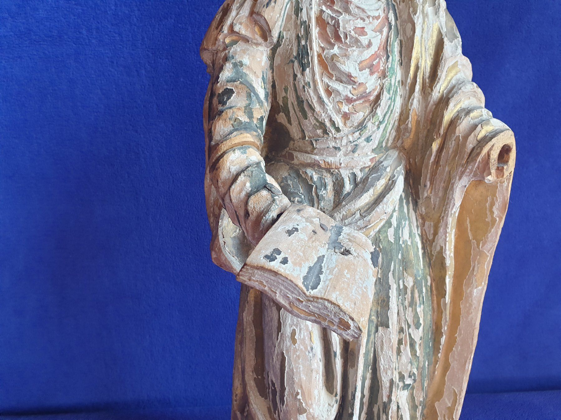 Statuette: Heiligen Figur Holz, Antik – Usato da Bözberg venduto da L-G 5
