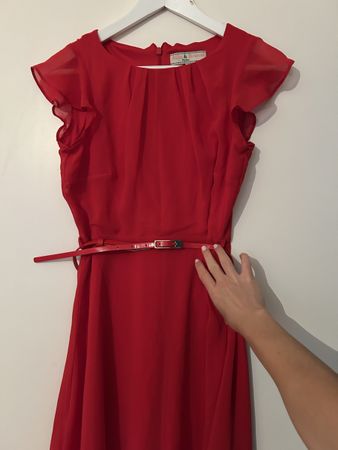Rotes Sommerkleid Gr. S von Billie & Blossom 