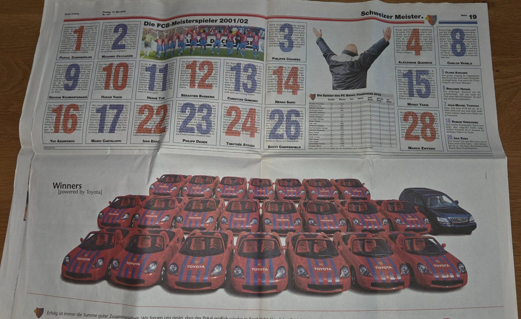 Zeitschriften & Magazine: FC Basel, FCB. BaZinside. Sonderbeilage BAZ. Schweizer Meist – Neu (gemäss Beschreibung) aus Möriken AG von Mavo 1