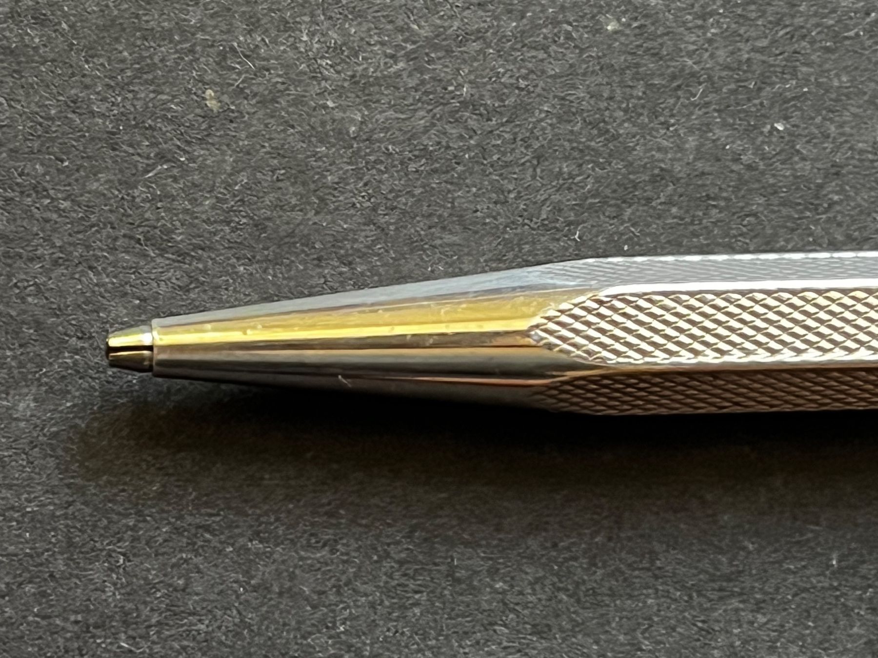 Caran D'Ache Penna & Evidenziatori: Alter Caran d’Ache Ecridor Minenhalter "Gitter" versilbert – Usato da Zürich venduto da FV.vintage 4