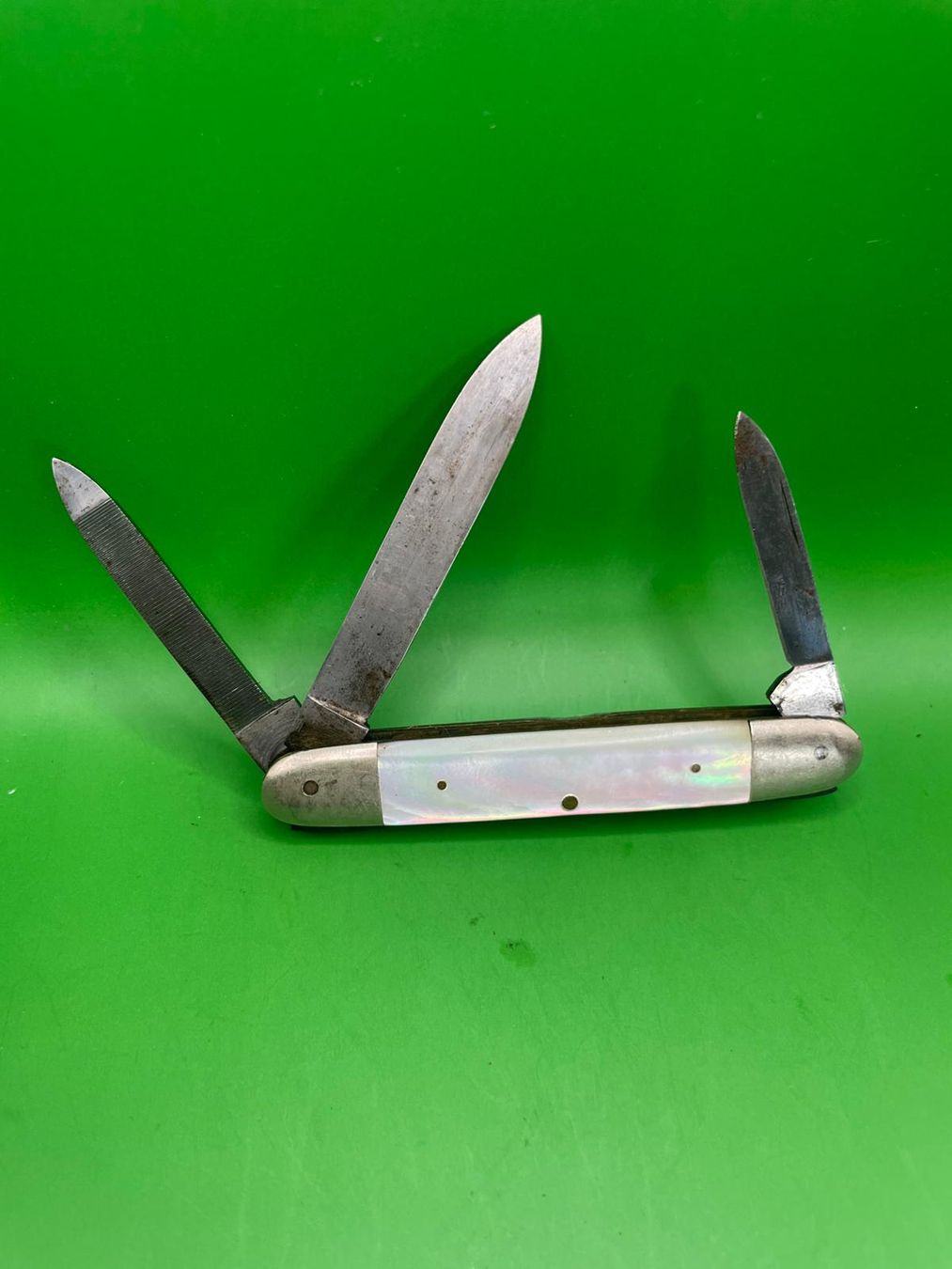 Coltelli tascabile: Taschenmesser mit Perlmutt Griffschalen  – Usato da Unterlangenegg venduto da can_rf8g