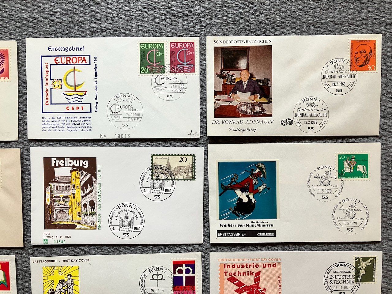 Tutti i francobolli: Deutschland - 31 FDC 1961-76 – Usato da Nesslau venduto da andi_hon 2