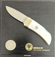 Böker Pocket Perlmutt Damast
