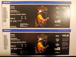 2 Tickets ZUCCHERO World Tour Zürich 18.06.2026